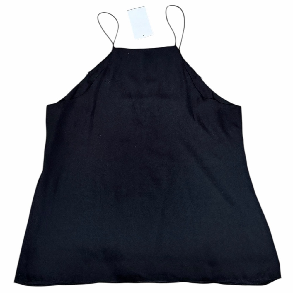 NWT Wayf Black Lace-Up Camisole Top - Picture 4 of 5